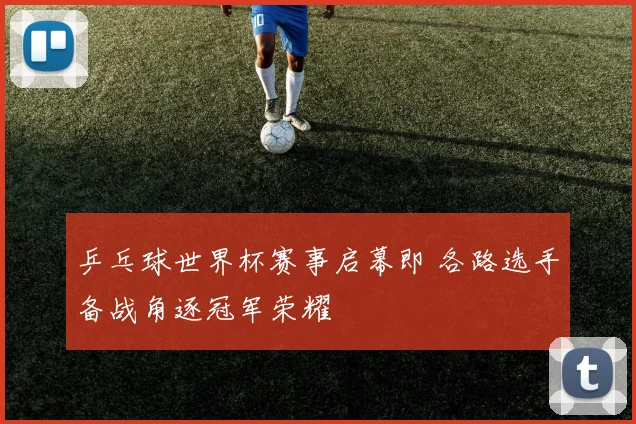 乒乓球世界杯赛事启幕即 各路选手备战角逐冠军荣耀